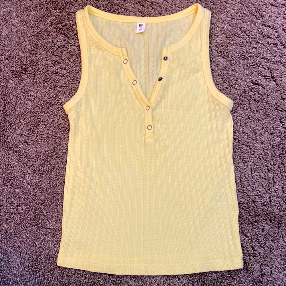 Nordstrom BP Yellow Tank S Never worn